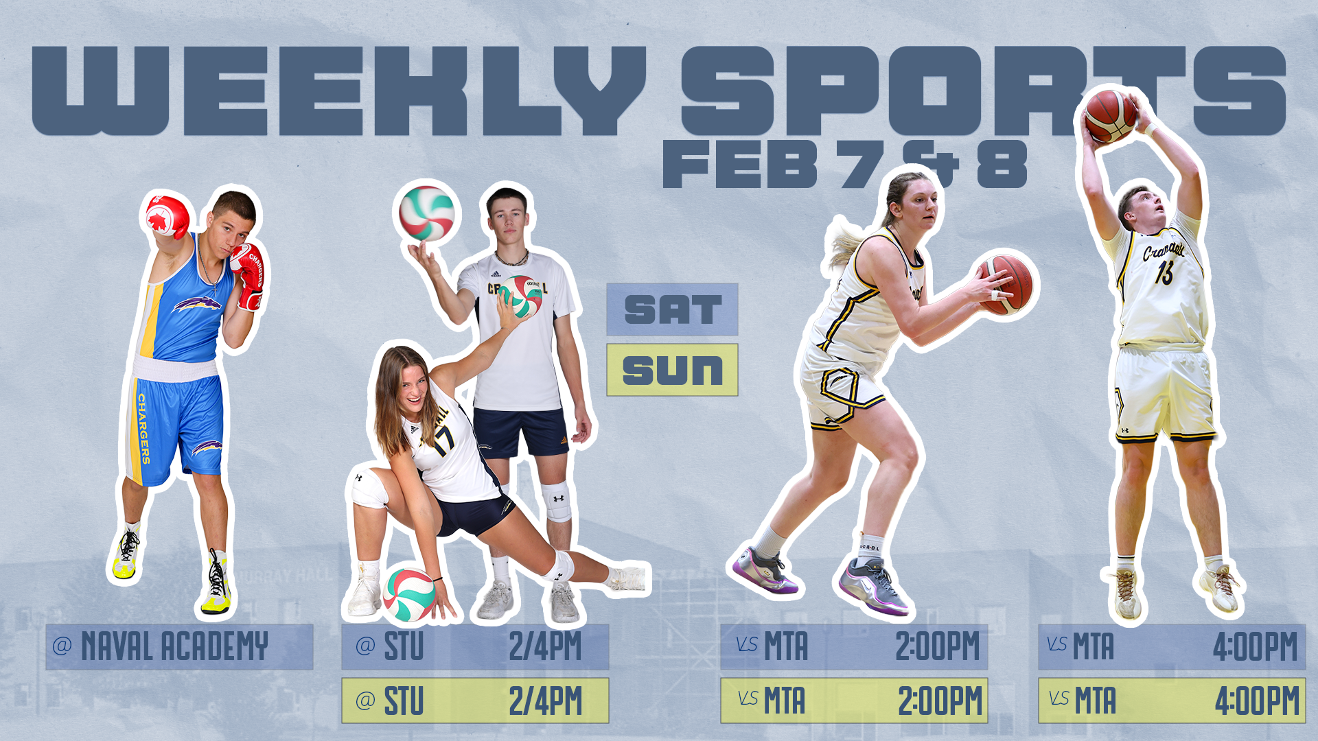 Weekly Preview Feb 7 - Feb 8