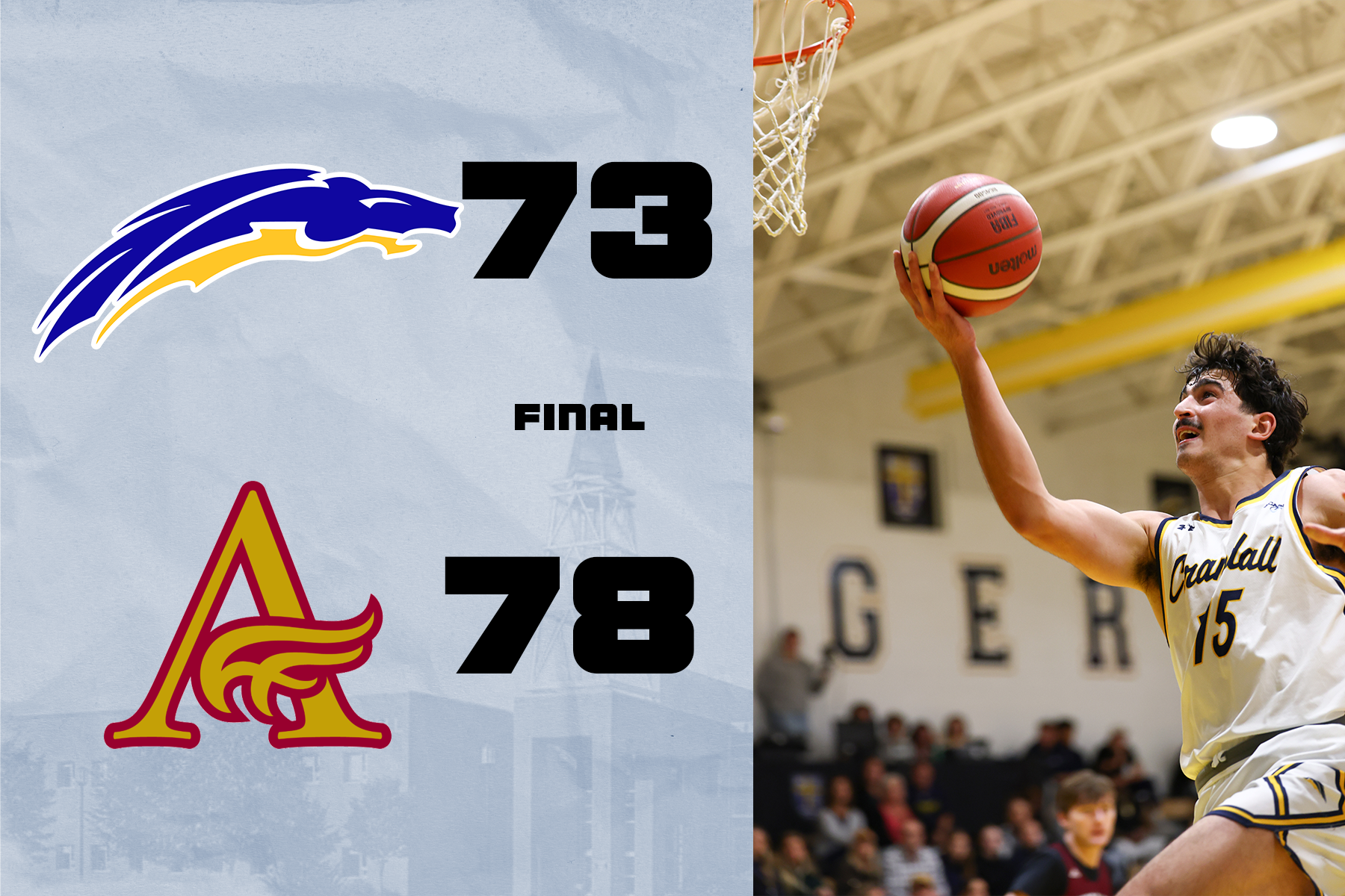 Chargers Come Up Short in Tight Road Battle at Mount Allison