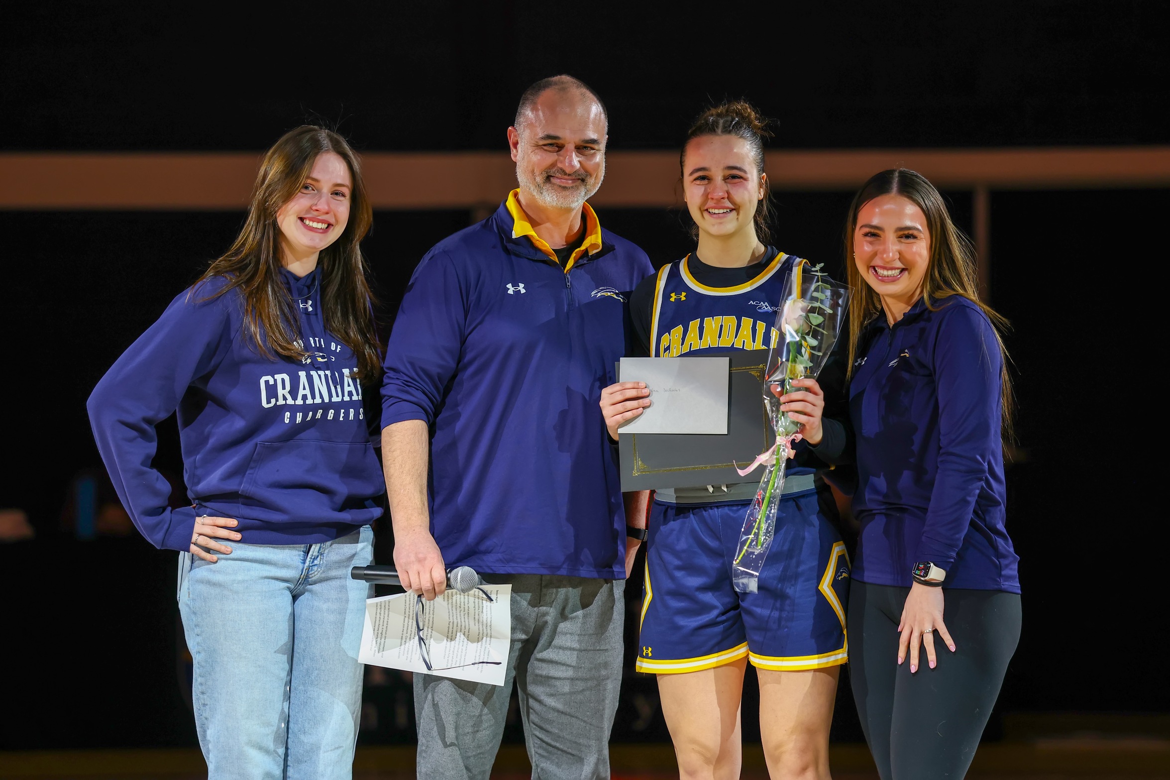 Chargers Fall to Mount Allison on Senior Night