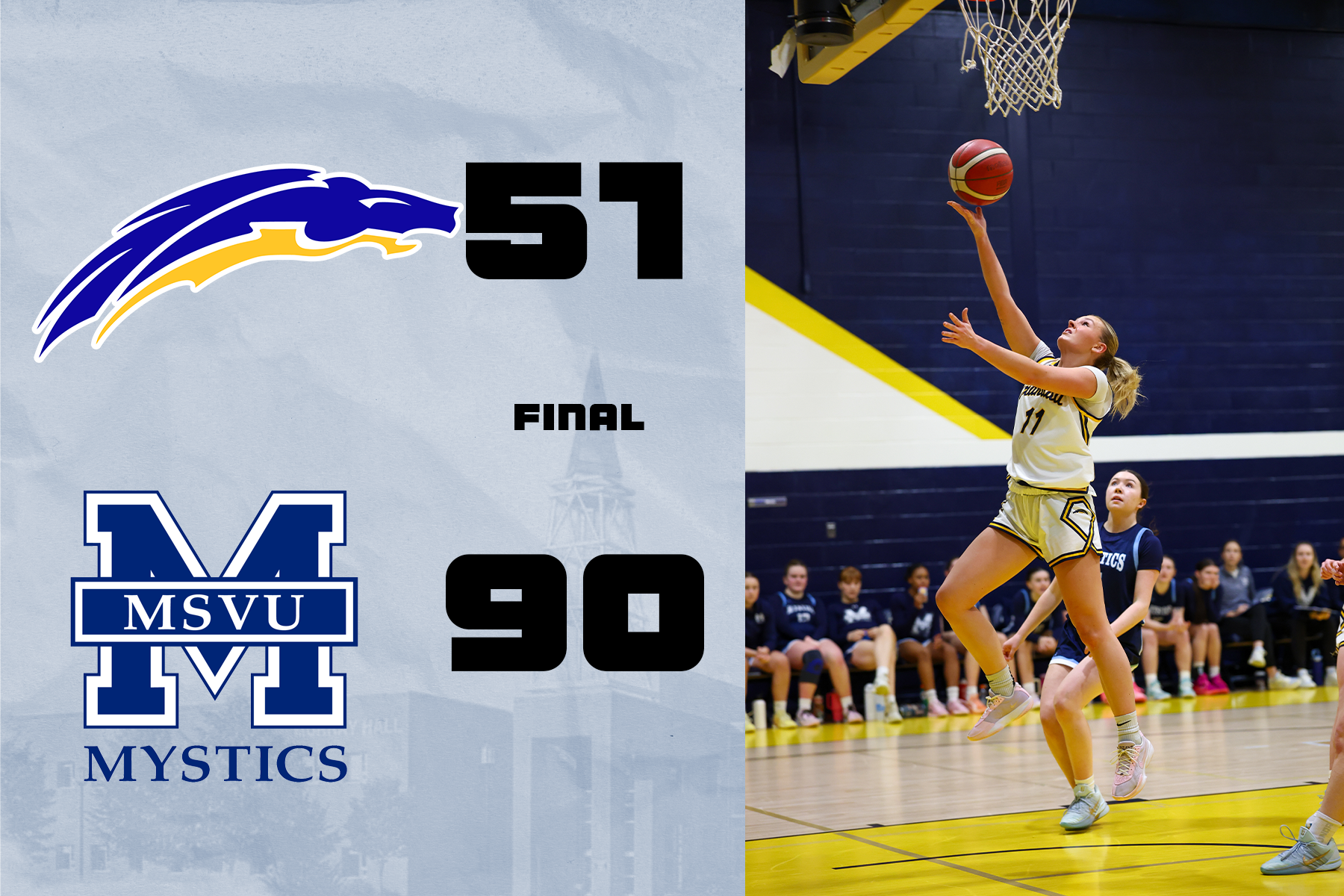 Chargers Fall to Mount Saint Vincent at Home