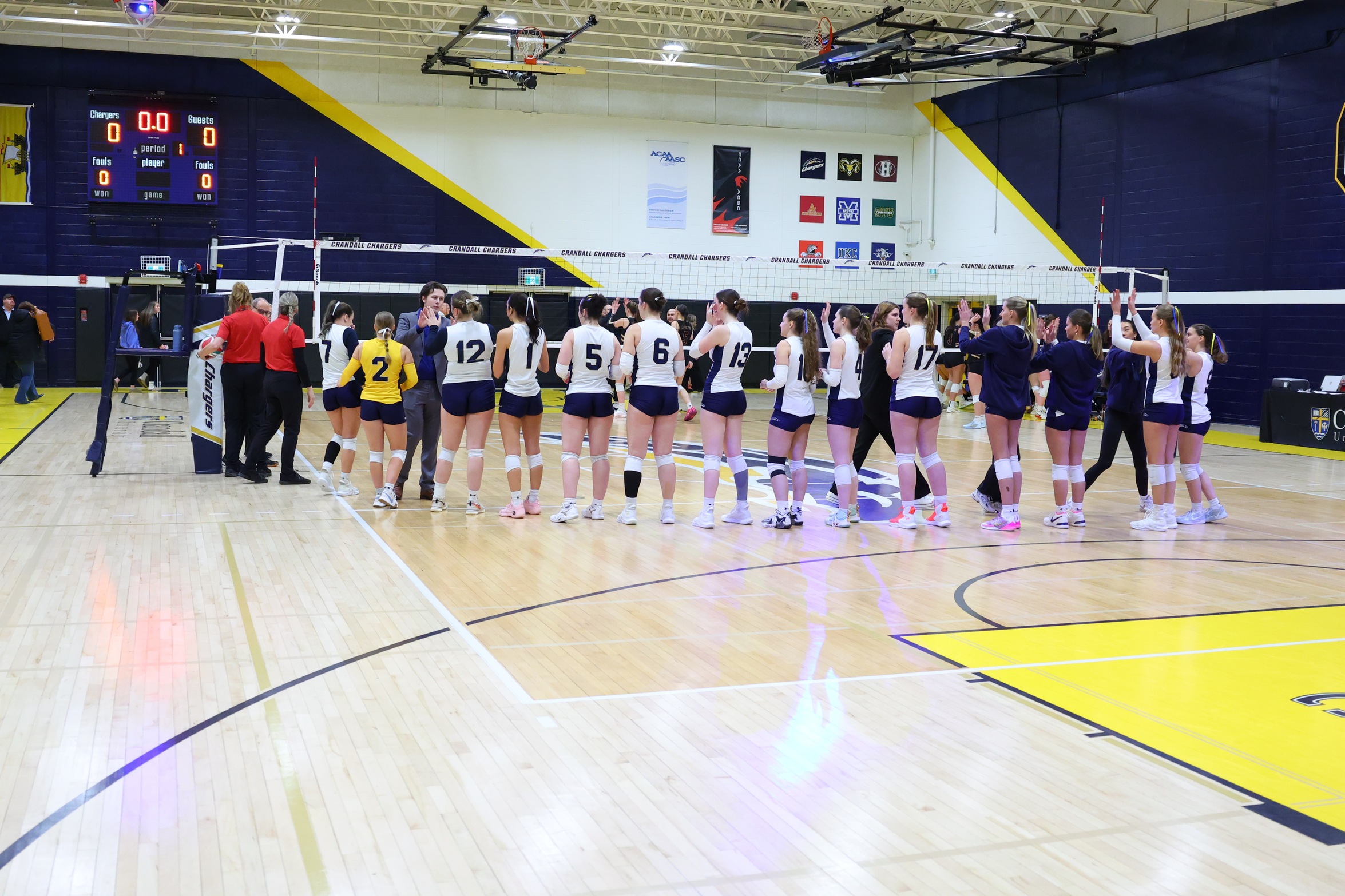 Chargers Fall in Five-Set Battle to Mount Allison
